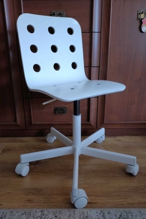 Krzesło Ikea JULES obrotowe kolor biały