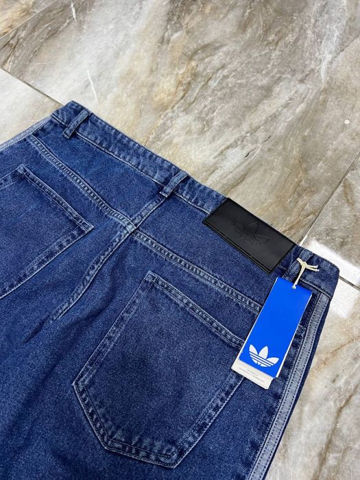 Нові широкі джинси Adidas Baggy jeans three stripes широкие джинсы адидас бегги Y-3