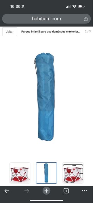 Parque Infantil dobrável