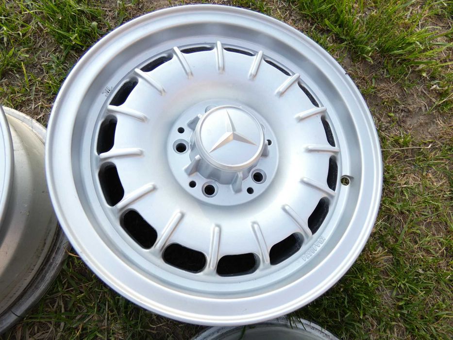MERCEDES oryginał R107, W123, W126, 6x14 et30, Van Den Berg, ładny kpl