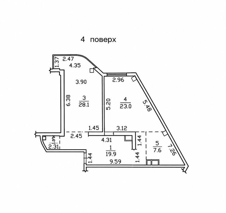 Продам простору квартиру (81кв.м.) в ЖК AQUA MARINE / 16-та станція Великого Фонтану