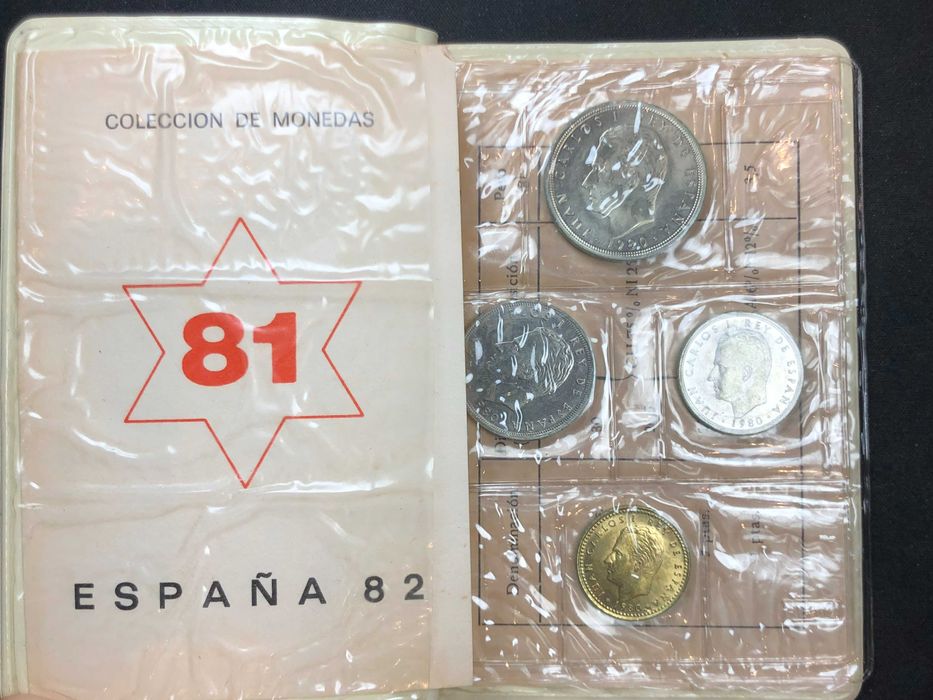 Espanha 1980 - Carteira Numismática Pesetas - Estrela 81