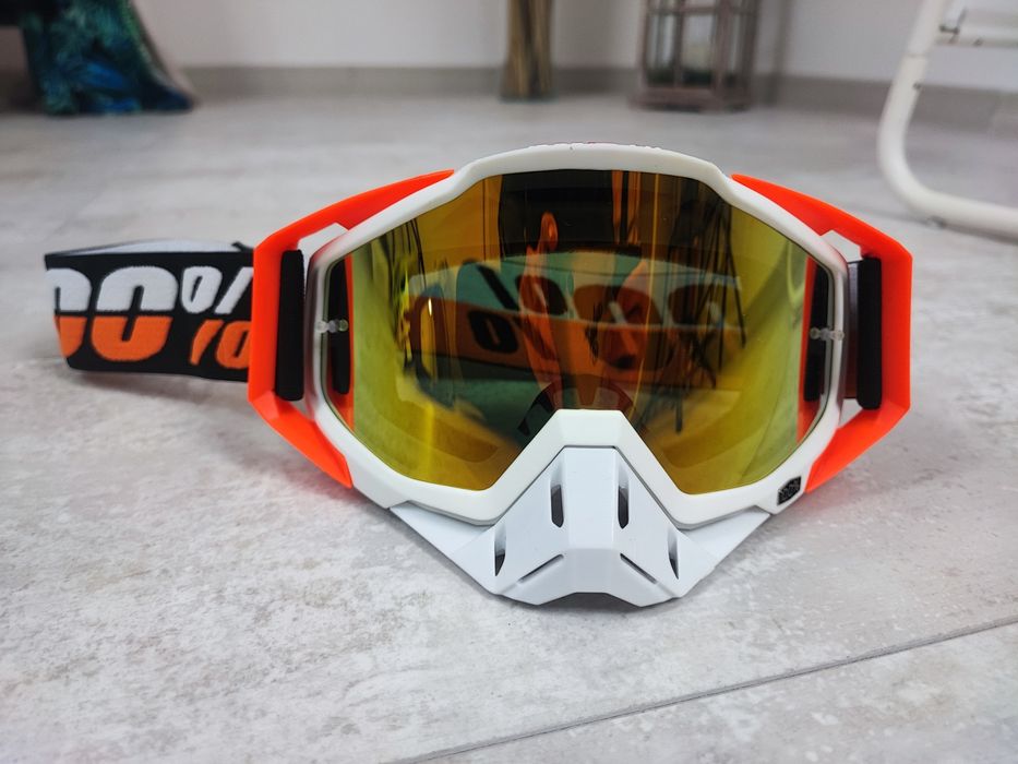 Gogle 100% cross enduro motocross quad ATV rowerowe MTB