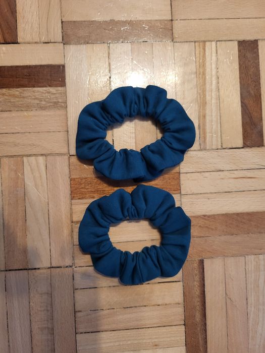 Zestaw dwóch gumek do włosów, scrunchie, handmade
