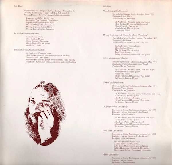 JETHRO TULL - Living in The Past 2 Lp's