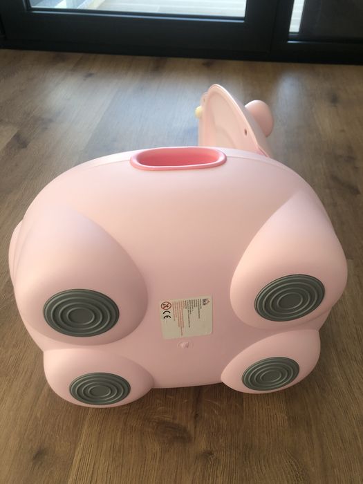 Bacio infantil hipopotamo cor de rosa como novo