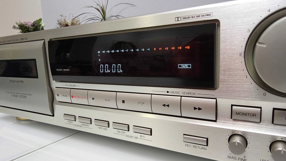 Denon DRM 740 Gold Топовая Кассетная дека