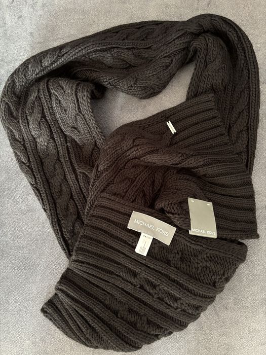Szal długi ciepły Michael Kors nowy uniseks
