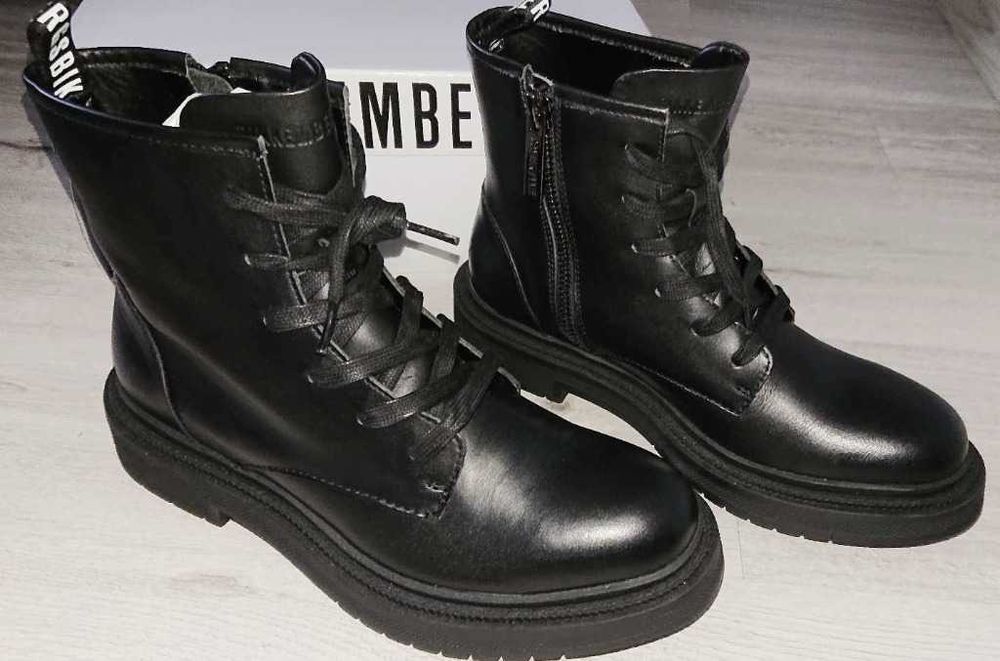 Unikatowe Męskie botki- glany  BIKKEMBERGS roz.42