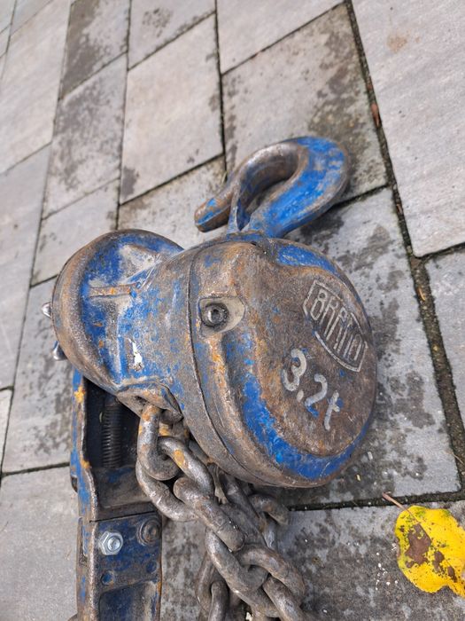 BRANO RZC-3,2T Wciągnik wciągarka zapadkowa łańcuchowa 3,2t + łańcuc