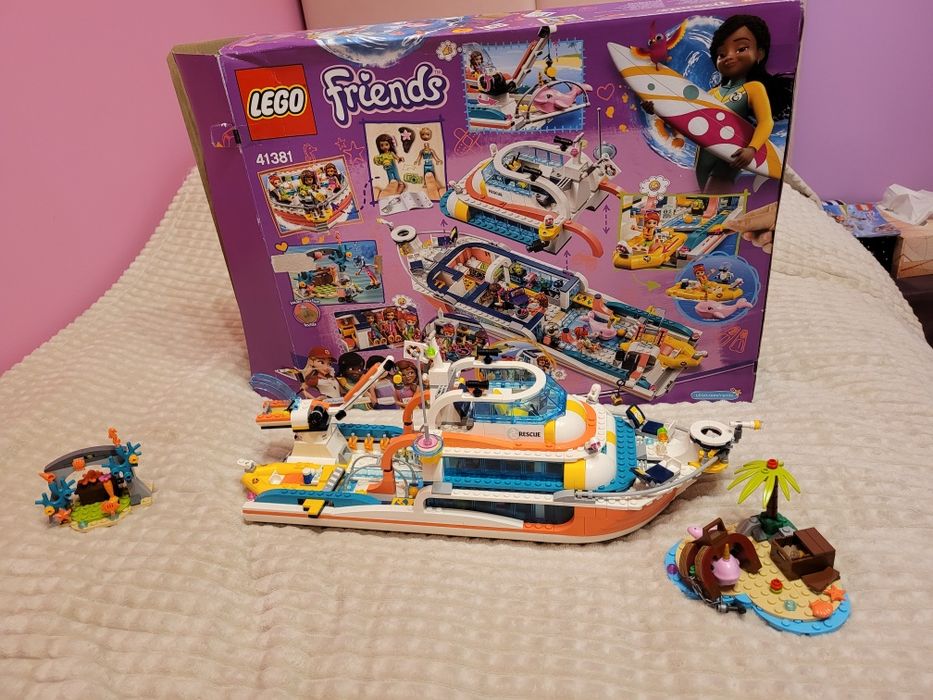 Zestaw lego friends 41381 statek łódź ratunkowa