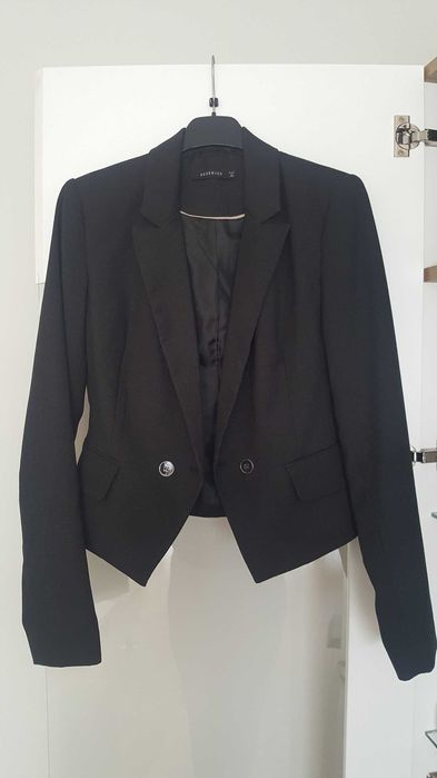 Żakiet/marynarka w kolorze grafitu, S