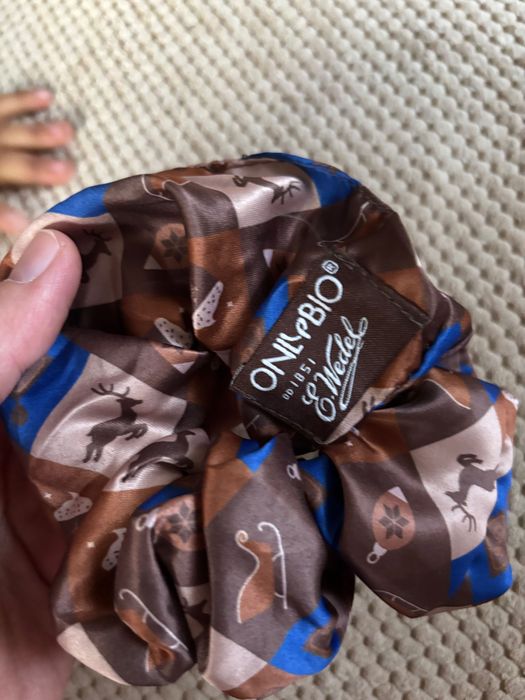 OnlyBio Zestaw Scrunchie + Kokarda+ Szczotka Balea
