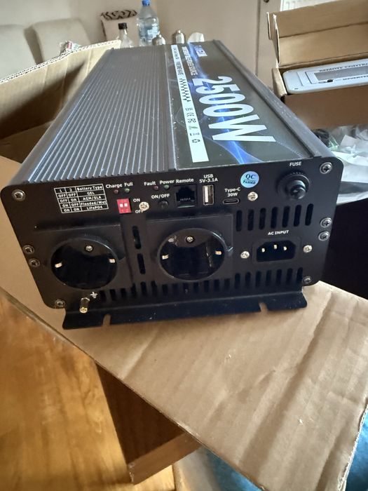 Інвертор 12v 5000w Чистий сінус