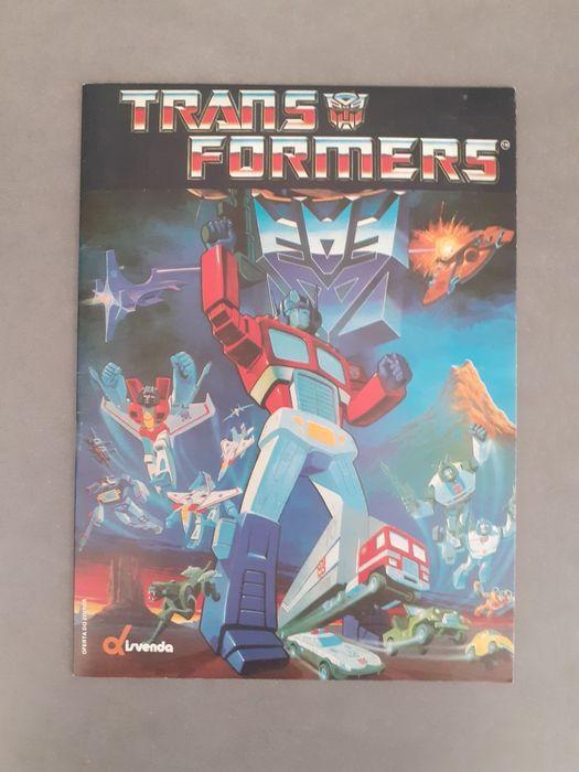 Caderneta cromos transformers (vazia)