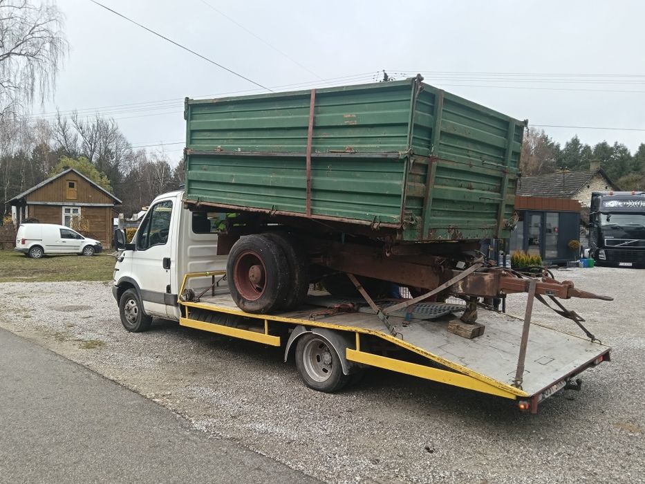 Pomoc drogowa 24/7 holowanie transport maszyn  wulkanizacja