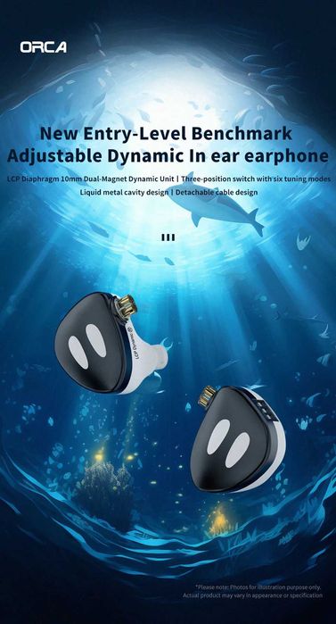 Наушники динамические TRN Orca (LCP) Mic