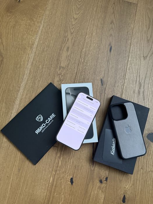 iPhone 16 Pro 256GB Natural Titanium | Ідеал | Гарантія Ябко до 2027 + Чохол