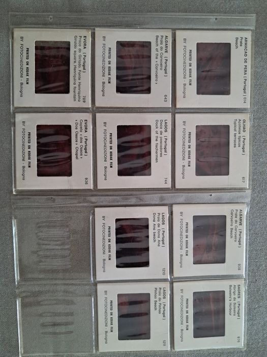 Coleção 18 slides antigos