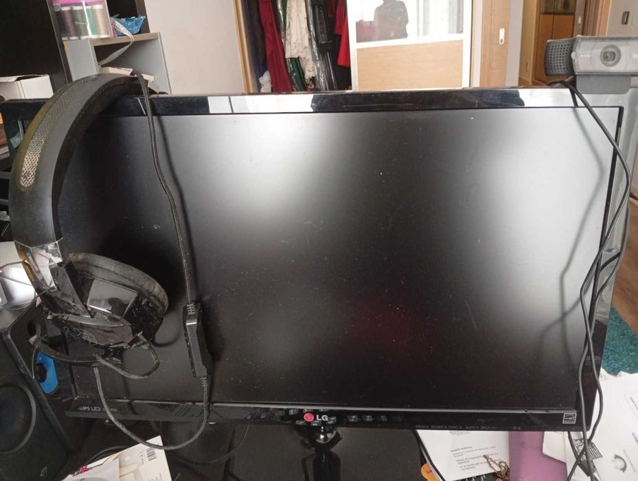 Monitor LG 24” Full HD IPS – HDMI + VGA – Base Original