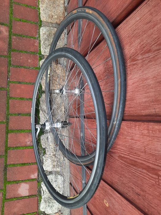 koła szosowe 28" shimano 600 tricolor / wolber tx profil stożki 7s cu1