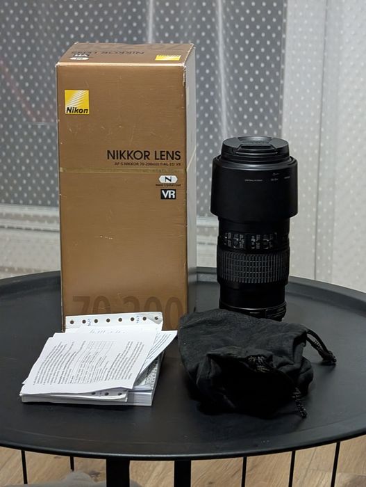 Obiektyw Nikon AF-S NIKKOR 70-200mm f/4G ED VR + Filtr UV (Pełen Kompl