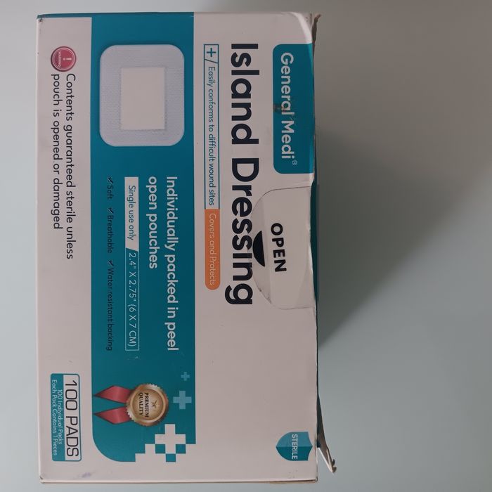 Island Dresing opatrunek z gazy 100szt