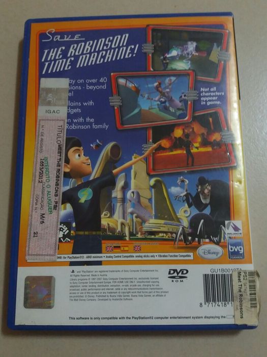 Jogo PS2 Meet the Robinsons