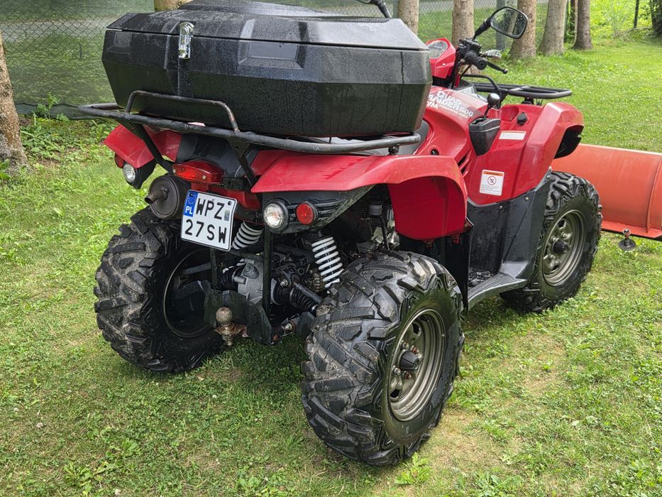 Quad Sym Raider 600 ,4x4,Pług, zarejestrowany