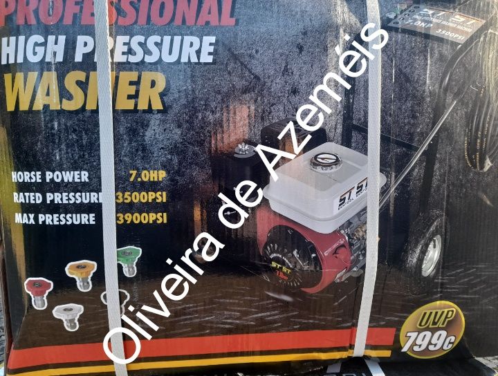 Máquina de lavar de alta pressão a gasolina 242 bar