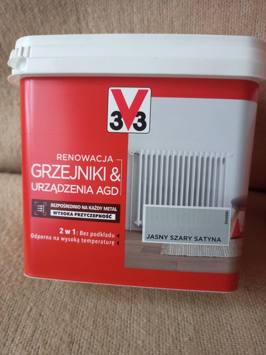 Farba renowacyjna V33 Grzejniki & Urządzenia AGD puszki 075L 3 kolory