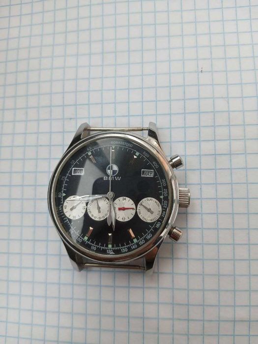 Шикарний рідкісний чоловічий годинник-хронограф BMW