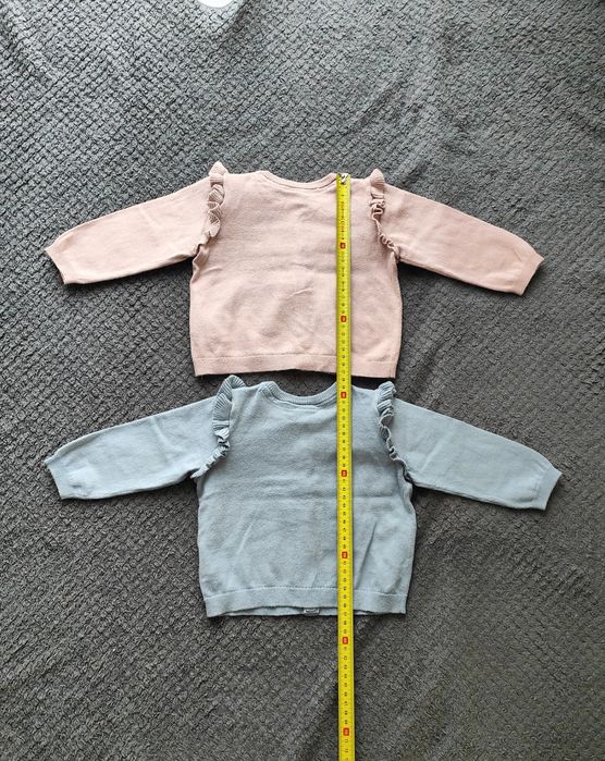 2x sweterek dla dziewczynki HM r. 68