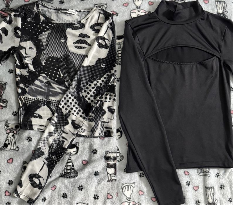 Кофтинки жіночі. Чорна та з принтом