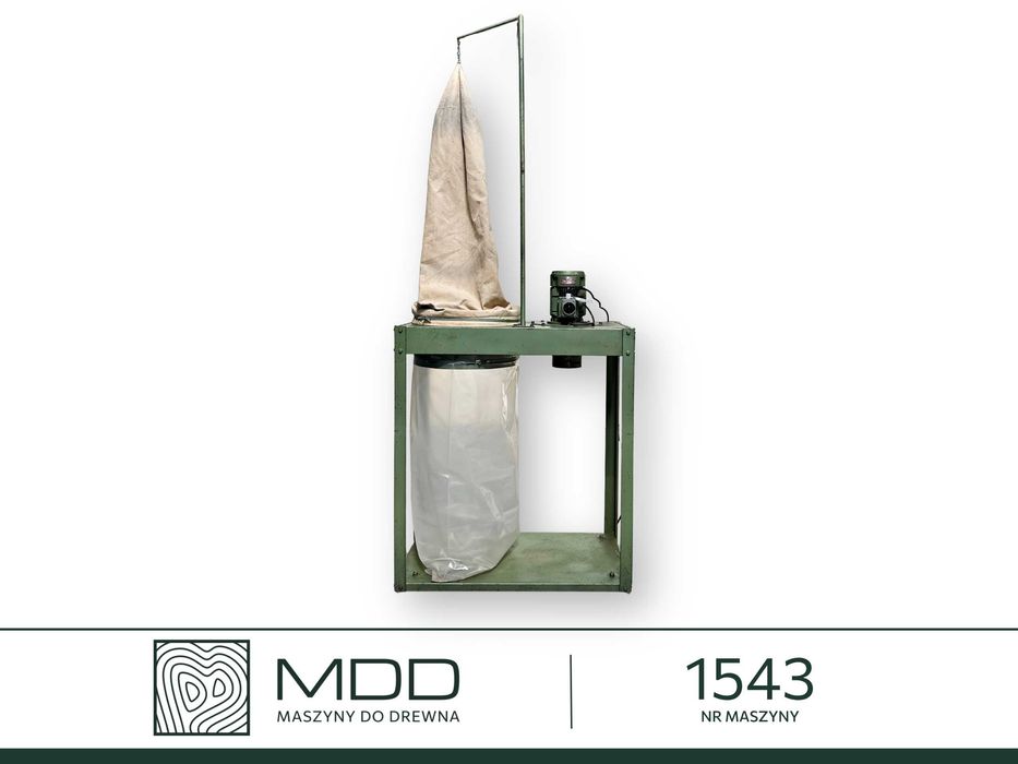 Odciąg trocin 1-workowy 2,2 kW 380 V – króciec Ø150 mm | 1543