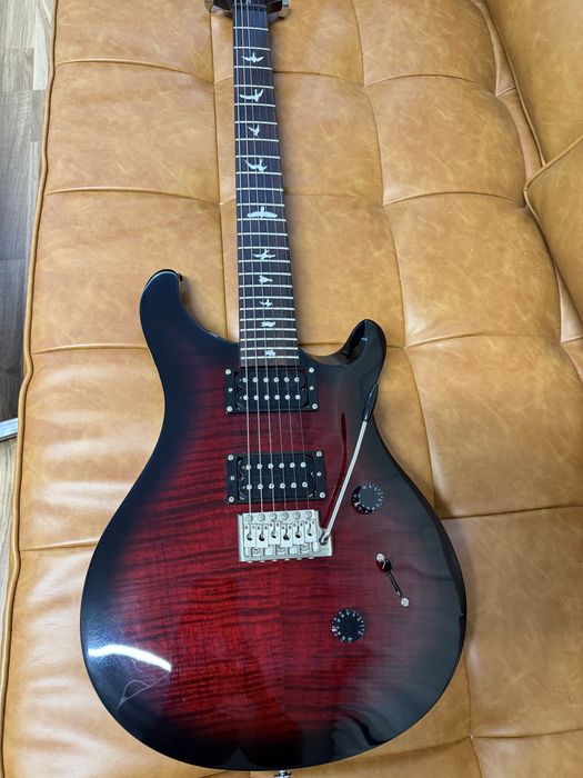 PRS SE Custom 24 Red Fire Burst