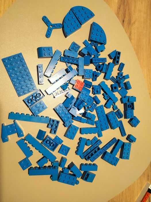 LEGO niebieski mix