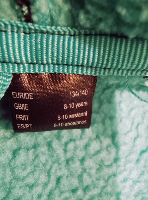 Bluza dziewczęca softshell, rozmiar 134/140, 8-10 lat
