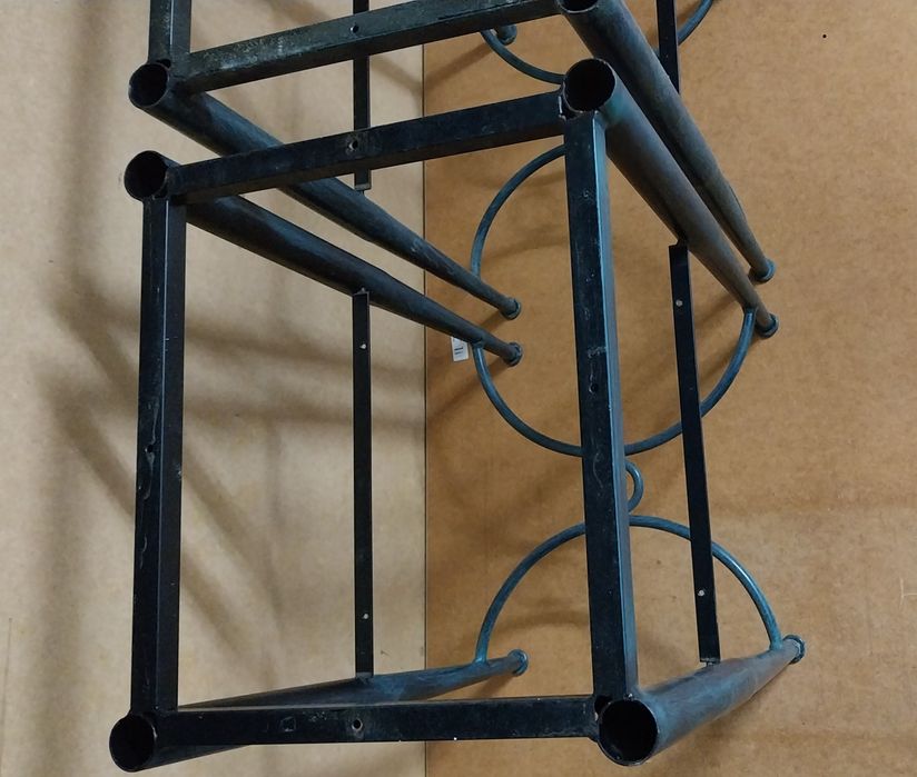 2 iron frames for bedside tables or other uses.64584550857346121