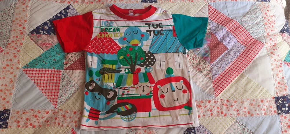 T shirt Tuc Tuc - Nova - 2 anos - unisexo