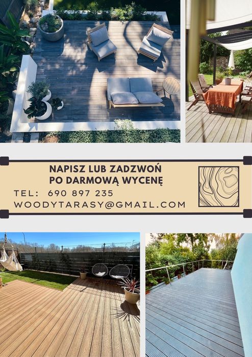 Taras kompozytowy / drewniany