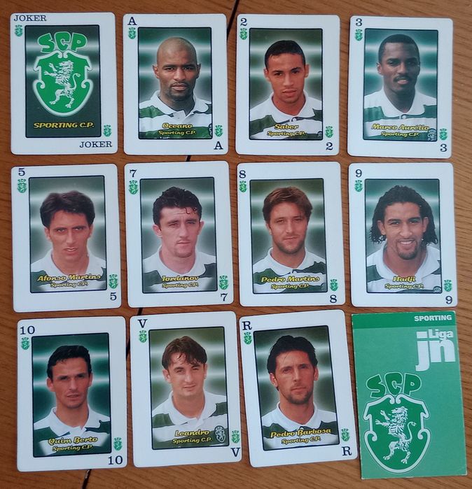 Cartas do baralho Liga JN