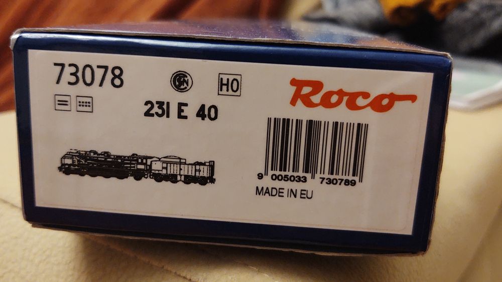 Lokomotywa parowóz ROCO 231E 40 SNCF dcc H0