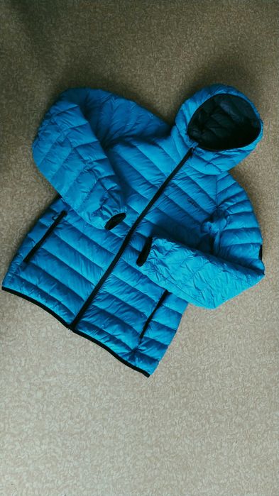 Wedze puchowa kurtka z kapturem ultralekka męska M