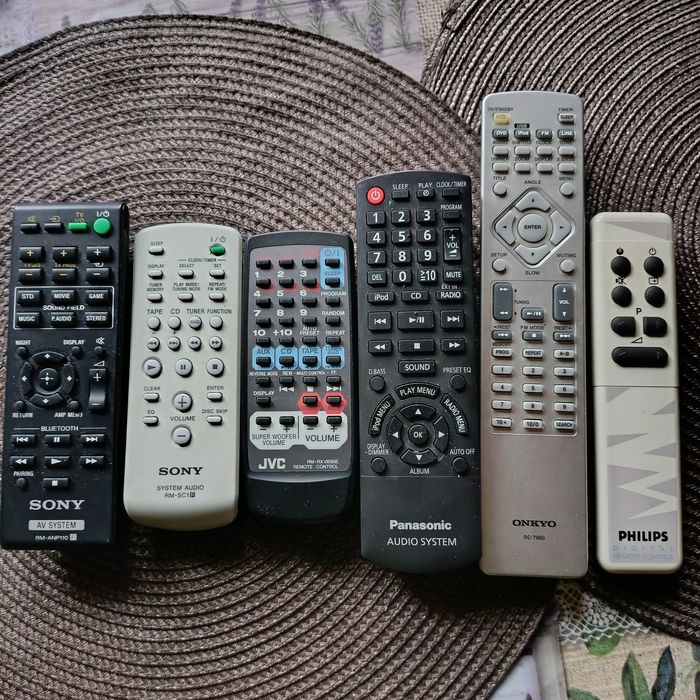 Пульти дистанційного керування Sony та інші