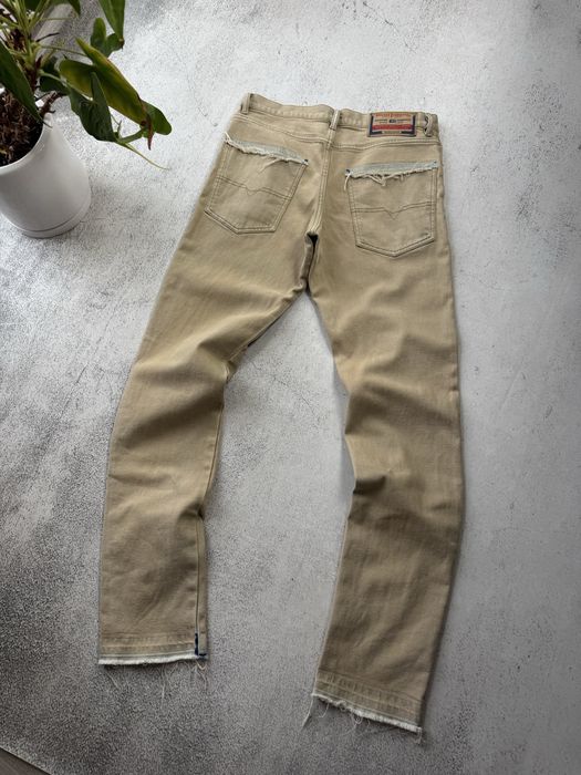 Джинси Diesel Distressed Beige Jeans Pants