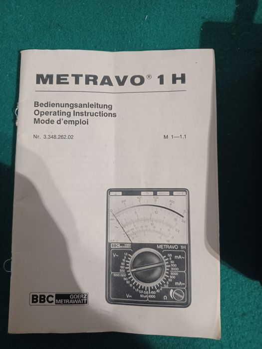 Multímetro analógico alemão