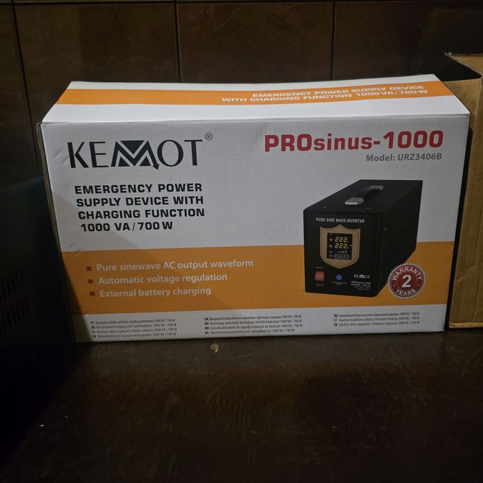 Інвентор, Джерело безперебійного живлення  KEMOT PRO sinus 100ah+100ah