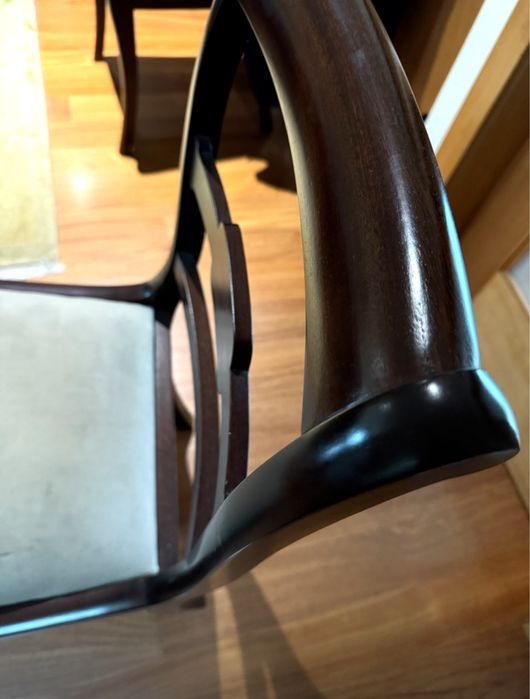 Cadeiras de sala em mogno (2)