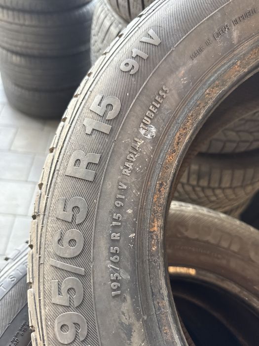 Шини резина 195/65/15 r15 barum пара літні
